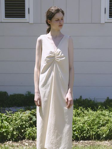 House Linen Dress_Beige - Tillber - Modalova