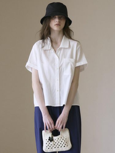 Rollup Cotton Shirt - Tillber - Modalova