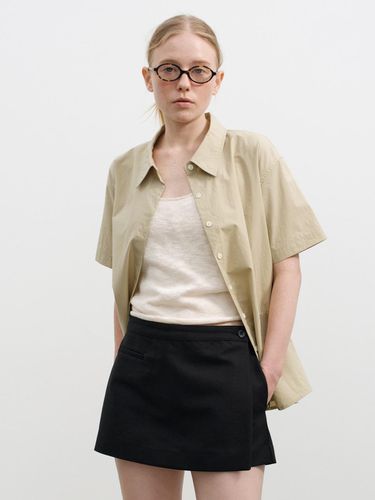 Cotton Logo Half Shirt - URAGO - Modalova