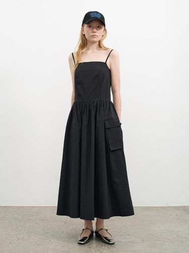 Pocket Sleeveless Long Dress - URAGO - Modalova