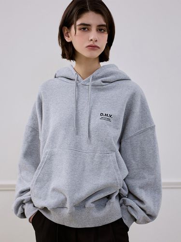 Simple Logo Hoodie (Gray) - DEHEVE - Modalova