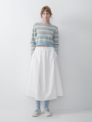 String Flare Banding Skirt - URAGO - Modalova