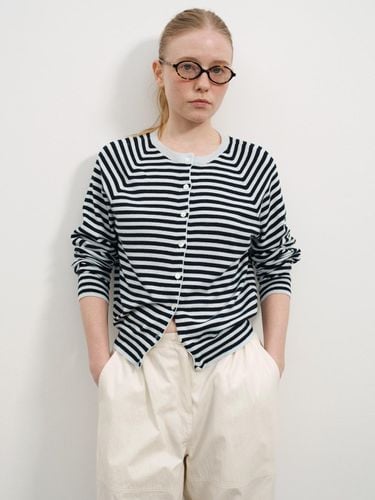 Stripe Coloring Cardigan - URAGO - Modalova