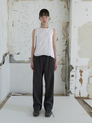 Summer String Pants (Charcoal) - REPOS - Modalova