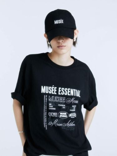 DANTE Lettering Archive Print T-shirt_Black - MUSEE - Modalova