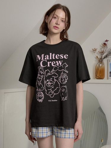 Maltese Cruise Line Graphic T-shirt_Black - WAIKEI - Modalova