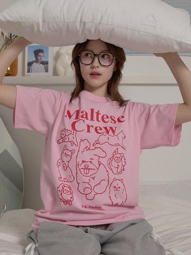 Maltese Cruise Line Graphic T-shirt_Pink - WAIKEI - Modalova