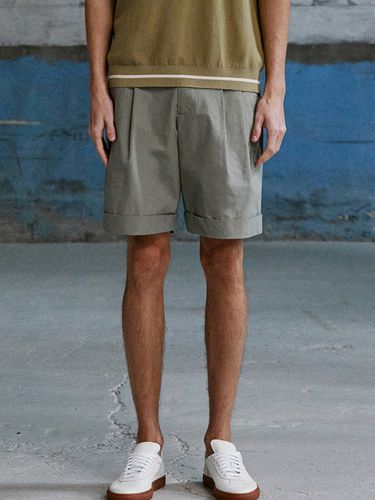 Cotton Two Tuck Shorts - SOLEW - Modalova