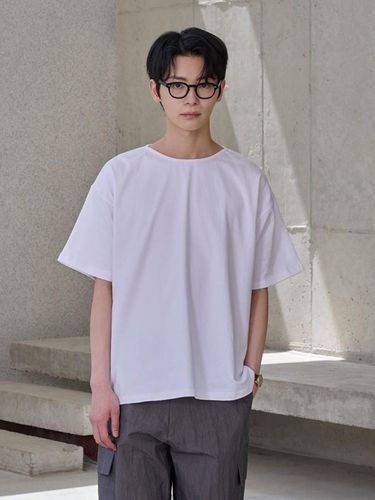 Boat Neck Short-Sleeve T-Shirt - TLEYOUNG - Modalova