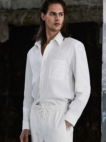 Linen Shirt_White - SOLEW - Modalova