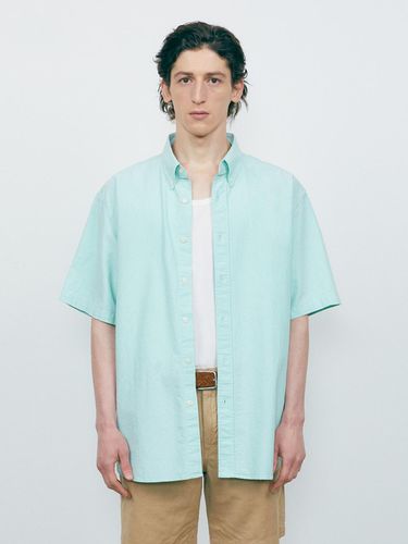 Oversized Washed Oxford Shirt - V2 - Modalova