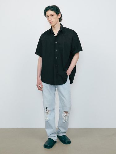 Daily Bio-Washed Oversized Shirt - V2 - Modalova