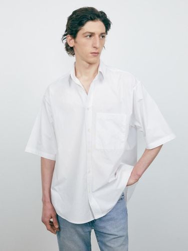 Washed Pocket Oversized Shirt - V2 - Modalova