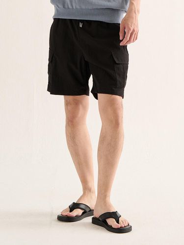 Bermuda Cargo Short Pants_Black - Analogmood - Modalova