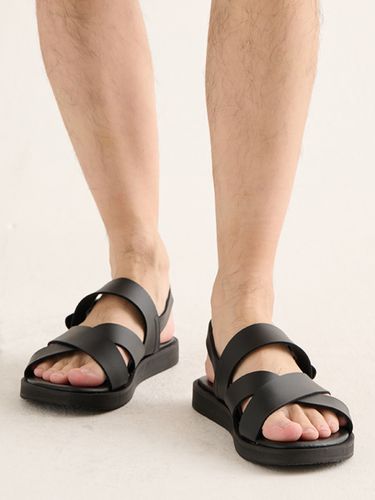 OrthoLite Cross Strap Sandle_Black - Analogmood - Modalova