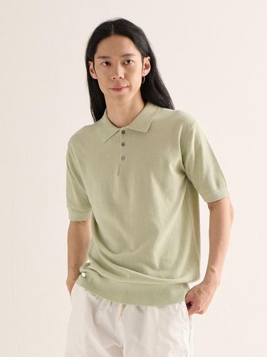 Linen Cooling Polo Shirt - Analogmood - Modalova