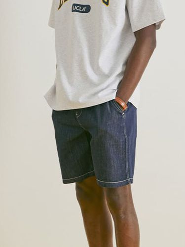 Denim Basic Shorts_Dark Indigo - UCLA - Modalova