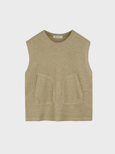 Pocket Vest_Beige - LIEU HOMME - Modalova