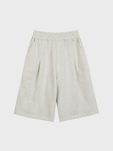 Tuck Sweat Half Pants - LIEU HOMME - Modalova