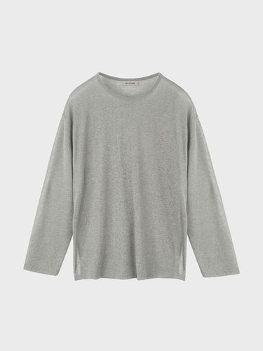 Net Pullover Knit Top_Grey - LIEU HOMME - Modalova