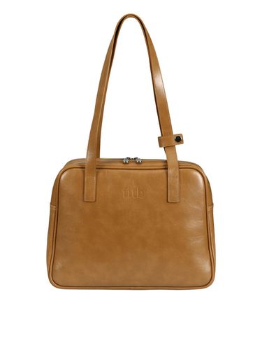 Trapezoid Middle Shoulder Bag_Camel - FILLINTHEBLANK - Modalova