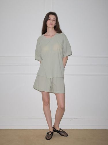 Round Neck Loose Pajamas - Melanie Joy - Modalova