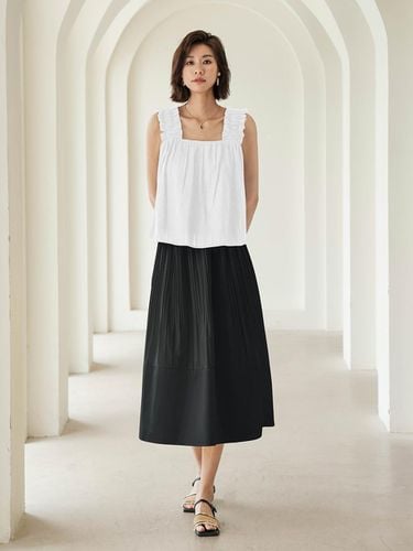 A Line Shirring Skirt (3 Color) - LANGSON - Modalova