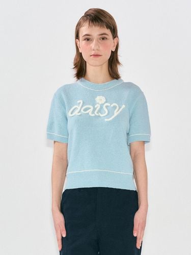 Wendy Mock Neck Short Sleeve Knit Top - DAISY SYNDROME - Modalova