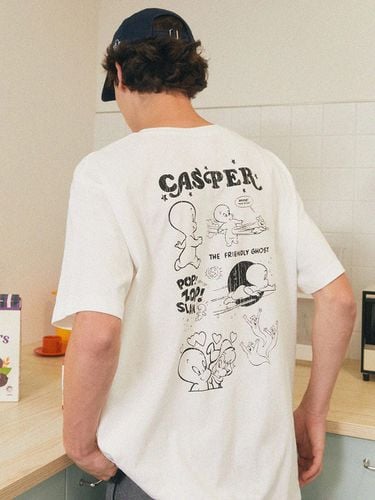 CASPER X Back Artwork T-shirt_White - PLAC - Modalova