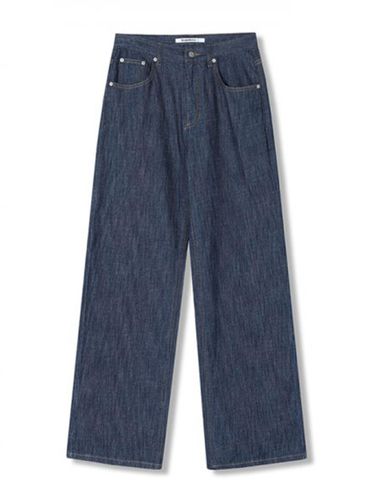 Cooling Denim Wide Pants - Blue - AVANDRESS - Modalova