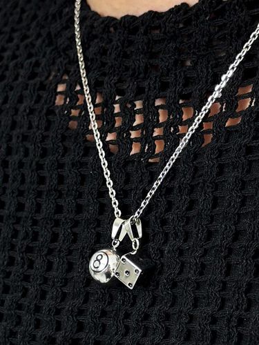 Way 8 Ball & Dice Necklace - S SY - Modalova