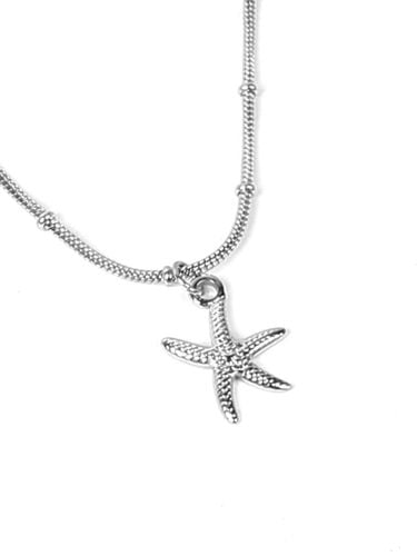 Starfish Ocean Chain Necklace - S SY - Modalova