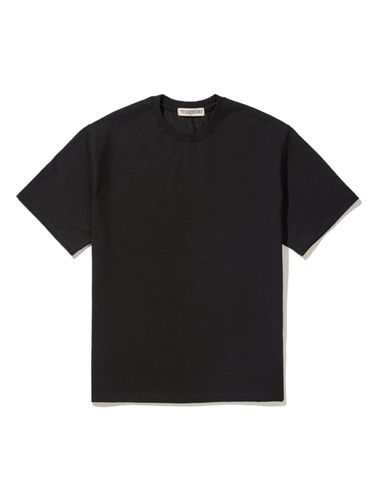 Simple Heavy Oversized T-shirt_Black - THESTORI - Modalova