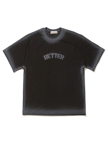 Hand Painting Better Heavy Oversized T-shirt_Black - THESTORI - Modalova