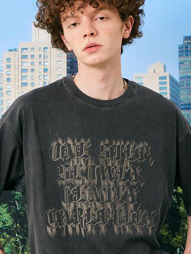 One Step Pigment T-shirt_Charcoal - GAKKAI UNIONS - Modalova