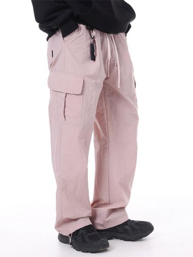 Semi-wide String Cargo Pants_Pink - Moderment - Modalova