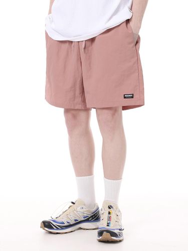 Unisex Utility Nylon Shorts_Deep Pink - Moderment - Modalova