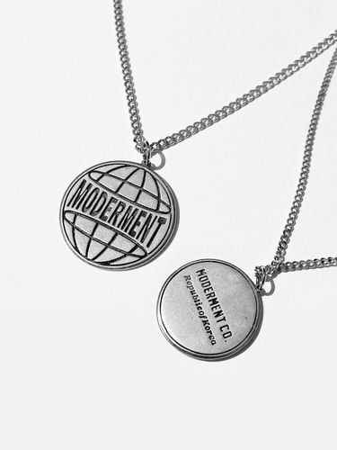 Surgical Steel Universe Pendant Necklace - Moderment - Modalova