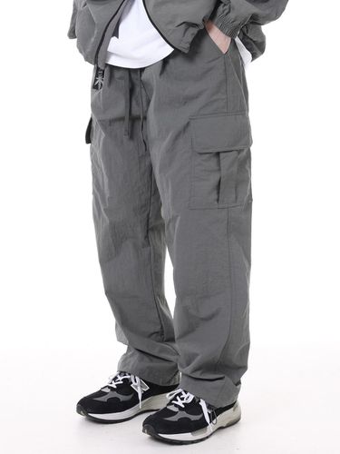 Semi-wide String Cargo Pants_Deep Gray - Moderment - Modalova