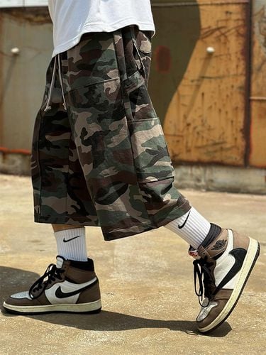 Cotton Carpenter Bermuda Pants_Camo - CLACO - Modalova