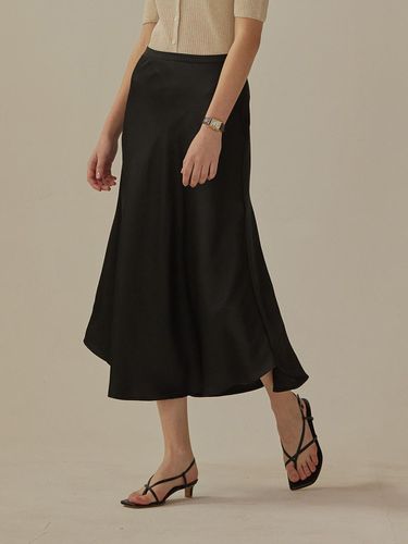 Shell Satin Skirt (3 Color) - MangoManyPlease - Modalova