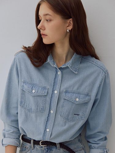 Marina Denim Shirt - MangoManyPlease - Modalova