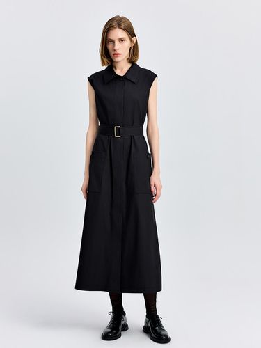 Sleeveless Belt Detail Dress - E.B.M (Edition by Michaa) - Modalova