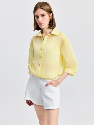 Stand Collar Blouse - E.B.M (Edition by Michaa) - Modalova