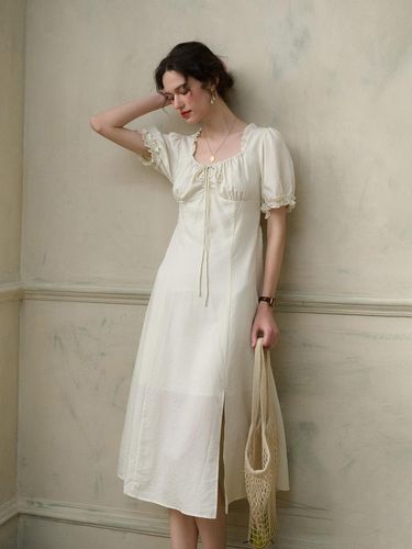 Romantic Slit Dress - Simple Retro - Modalova