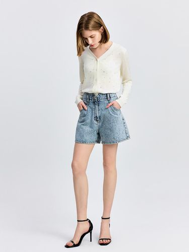 Denim Short Pants - E.B.M (Edition by Michaa) - Modalova