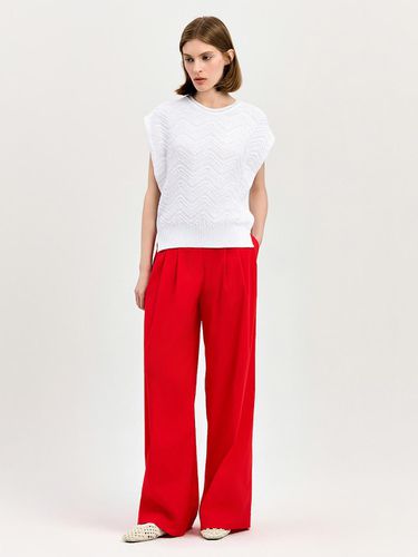 Tuck Detail Wide Pants - E.B.M (Edition by Michaa) - Modalova