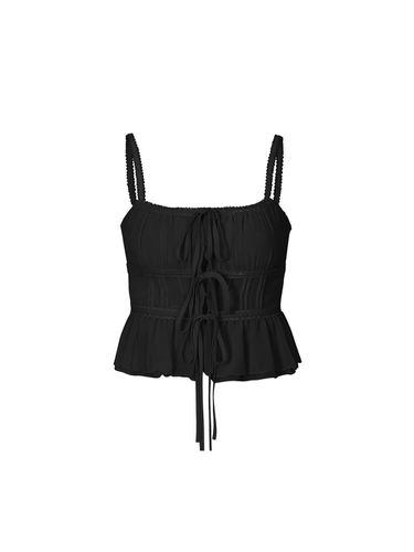 Whisper Button Top_Black - PAIN OR PLEASURE - Modalova