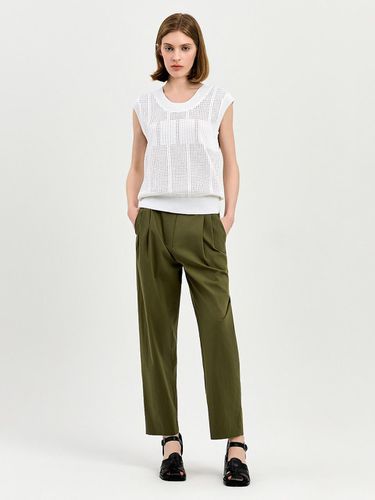 Tuck Detail Baggy Fit Pants - E.B.M (Edition by Michaa) - Modalova