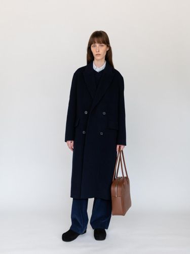Wool Double Coat Navy - ROH SEOUL - Modalova